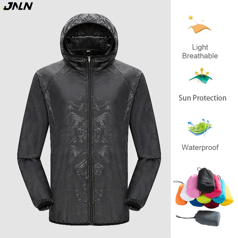 JNLN Waterproof Outdoor Windbreaker Jacket
