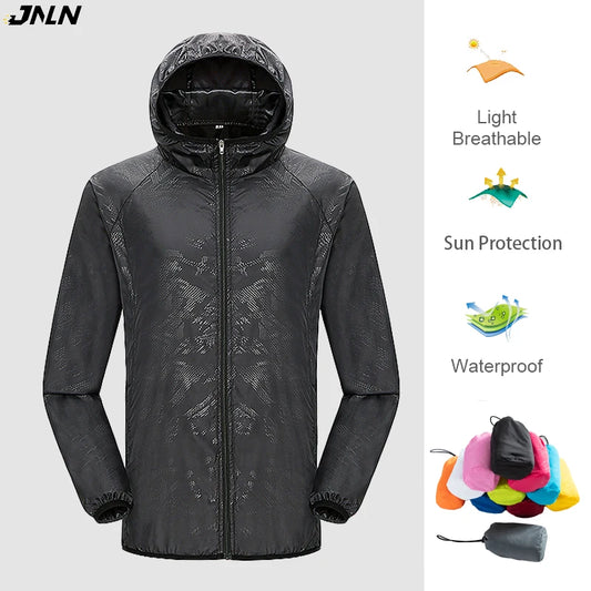 JNLN Waterproof Outdoor Windbreaker Jacket